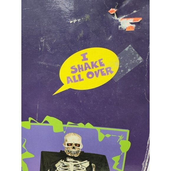 VINTAGE Electronic Shaking Skeleton 5 Ft Tall Lights Sound Halloween Decor - Picture 3 of 7